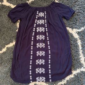 Off the shoulder loft outlet dress